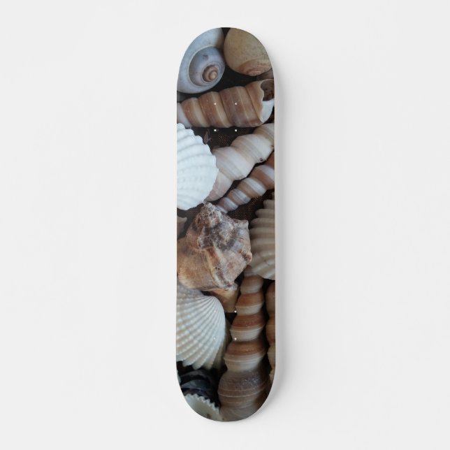 Muscheln Summer Beach Exotic Tropical Skateboard (Vorne)