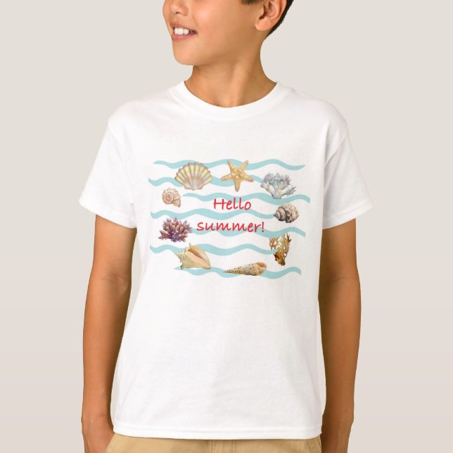 Muscheln T-Shirt (Vorderseite)