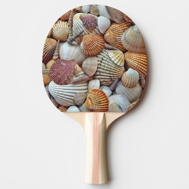 Muscheln Tischtennis Schläger (Vorderseite)
