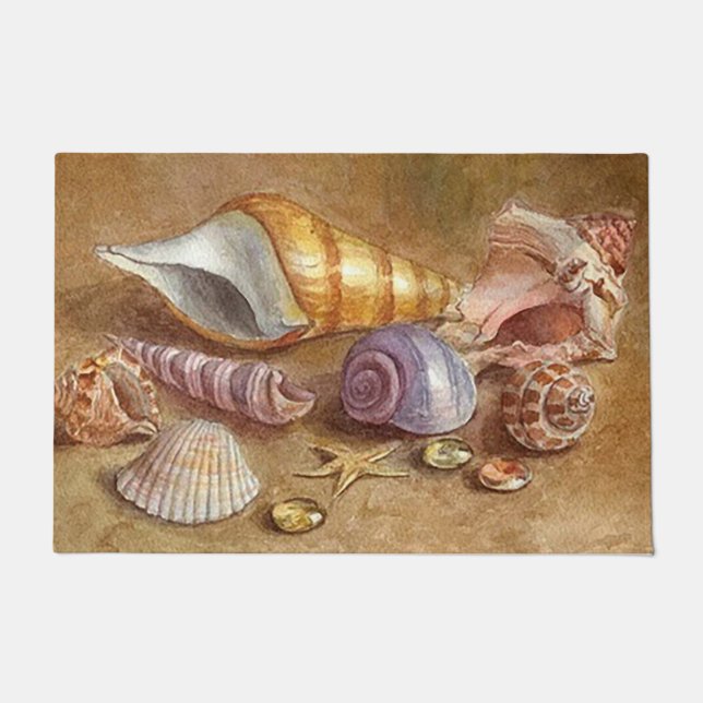 "Muscheln" Türmatte (Vorderseite)
