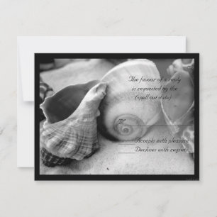 Muscheln uAwg RSVP Karte