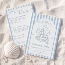 Muscheln und Hochzeitsglocken Bachelorette