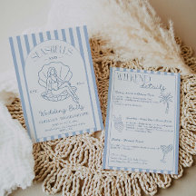 Muscheln und Hochzeitsglocken Bachelorette