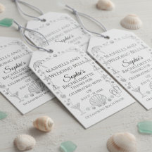 Muscheln und Hochzeitsglocken Strand Junggesellinn