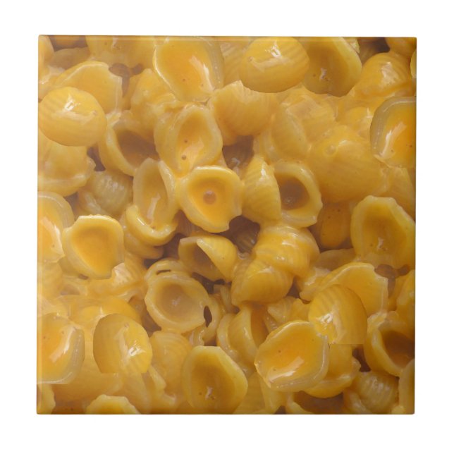 Muscheln und Käse Fliese (Vorderseite)