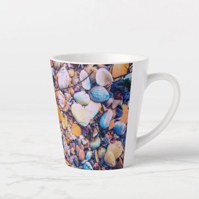 Muscheln und Kies Milchtasse (Rechts)