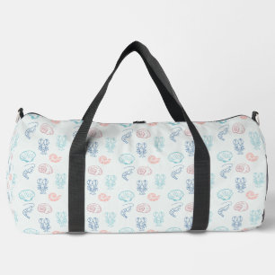 Muscheln und Schalentiere Muster Duffle Bag