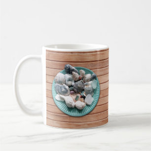 Muscheln und Sea Glass Coffee Tasse