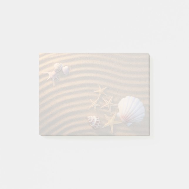 Muscheln und Seeteufel Post-it Klebezettel (Vorderseite)