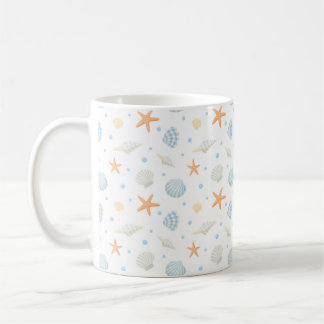 Muscheln und Starfish Kaffeetasse