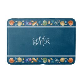 ***Muscheln und Streifen Badematte