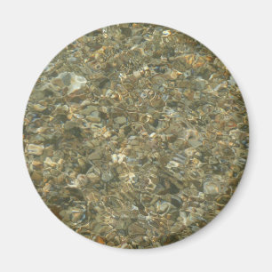 Muscheln unter plätscherndem Wasser Magnet