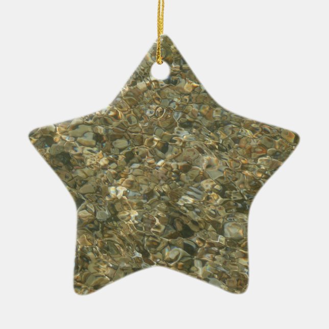 Muscheln unter Wasser Keramik Ornament (Vorne)