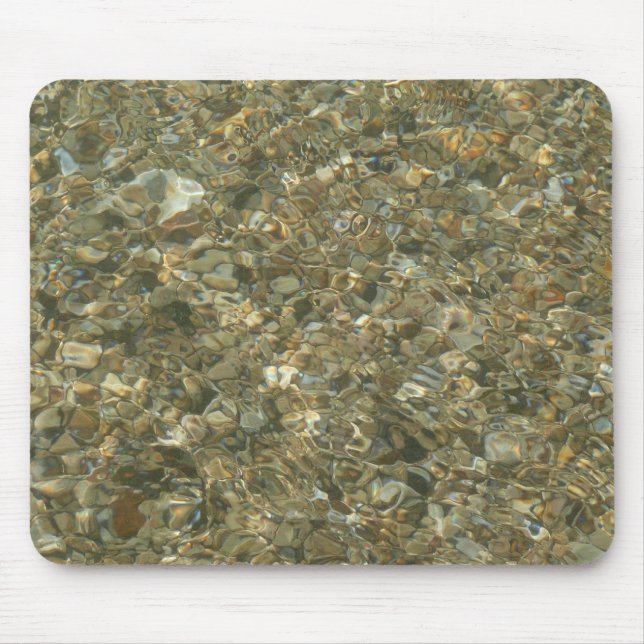 Muscheln unter Wasser Mousepad (Vorne)