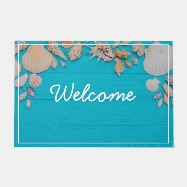 Muscheln von Doormat Beach Fußmatte (Vorderseite)