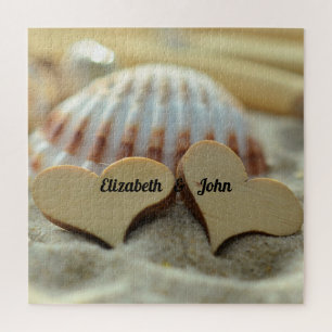 Muschelsandherzen Puzzle