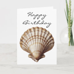 Muschelschale Alles Gute zum Geburtstag Karte