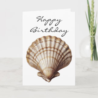 Muschelschale Alles Gute zum Geburtstag Karte