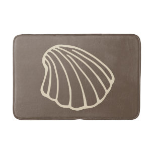 Muschelstrand-Badezimmerteppich Badematte