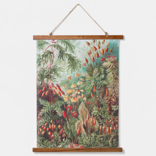 Muscinae–Laubmoose / A. Giltsch, gem. aus Kunstfor Wandteppich Mit Holzrahmen