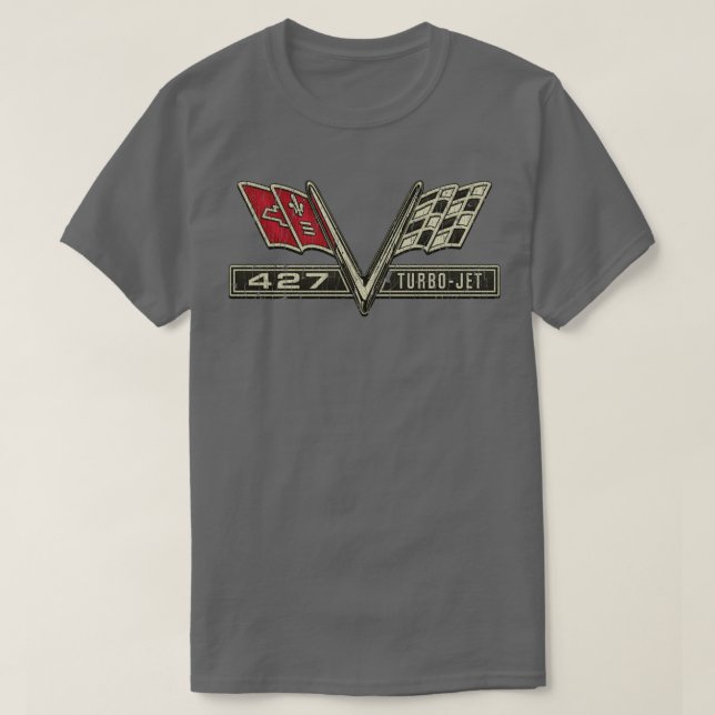 Muscle Car 427 TurboJet 1966 T-Shirt (Design vorne)