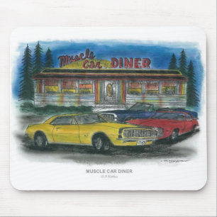 MUSCLE CAR DINER-Mauspad Mousepad