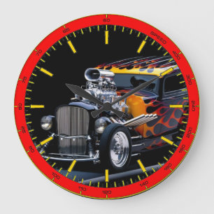 Muscle Car Große Wanduhr
