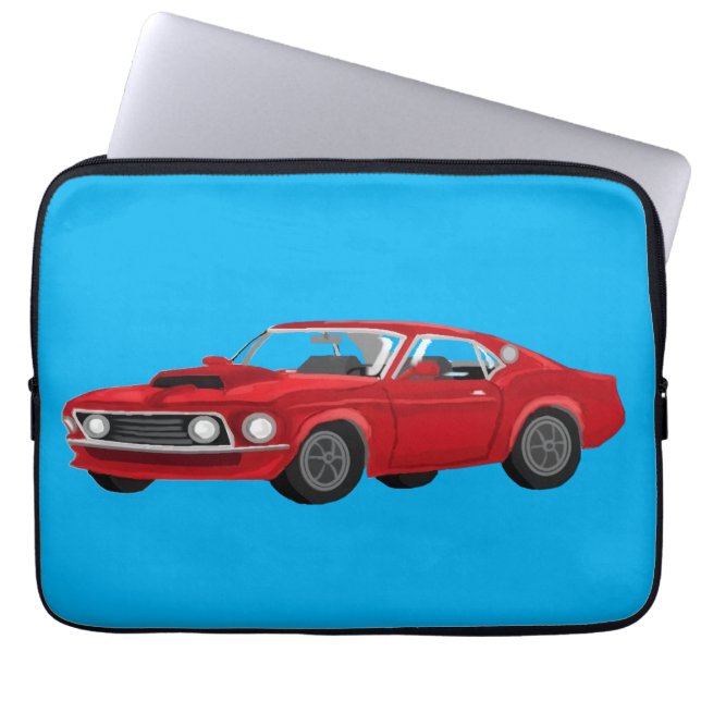 Muscle car laptopschutzhülle (Vorderseite)