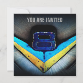 Muscle Car V8 Power und Chrome Einladung