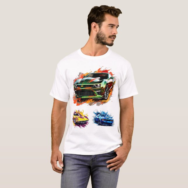 Muscle Cars T-Shirt (Vorne ganz)