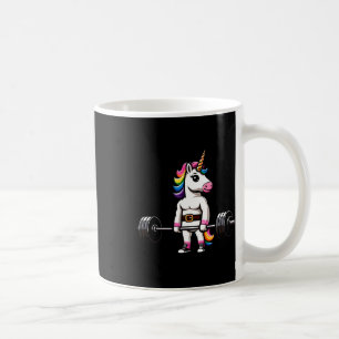 Muscle Gym Unicorn Bodybuilder T-Shirt Nerd Weight Kaffeetasse