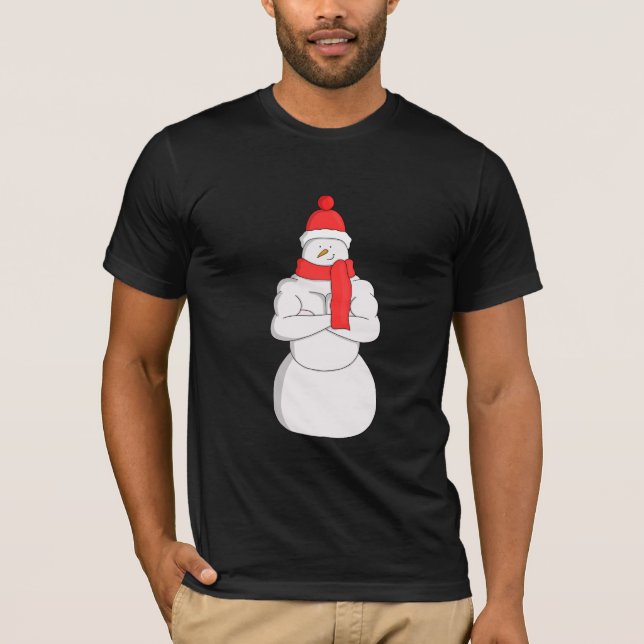 Muscle Snowman T-Shirt (Vorderseite)