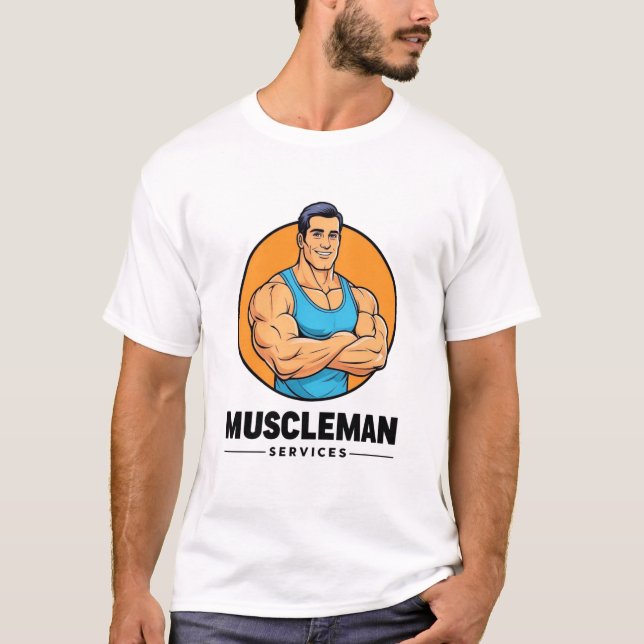 Muscleman Services T-Shirt (Vorderseite)