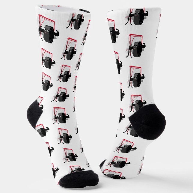 Muscles on Ice Hockey Puck Socken (Gewinkelt)