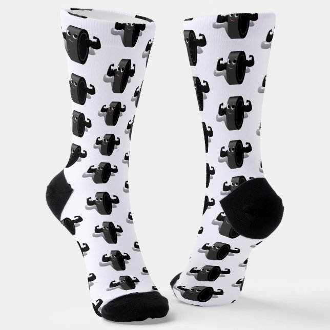 Muscles on Ice Hockey Puck Socken (Gewinkelt)