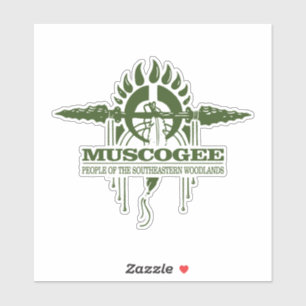Muscogee 2o aufkleber