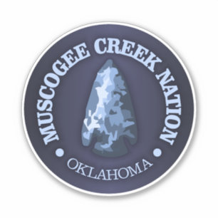 Muscogee Creek Nation (Arrowhead) Aufkleber