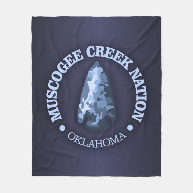 Muscogee Creek Nation (Arrowhead) Fleecedecke (Vorderseite)