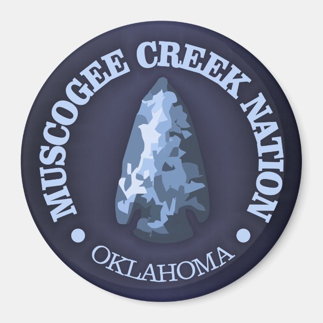 Muscogee Creek Nation (Arrowhead) Magnet (Vorne)