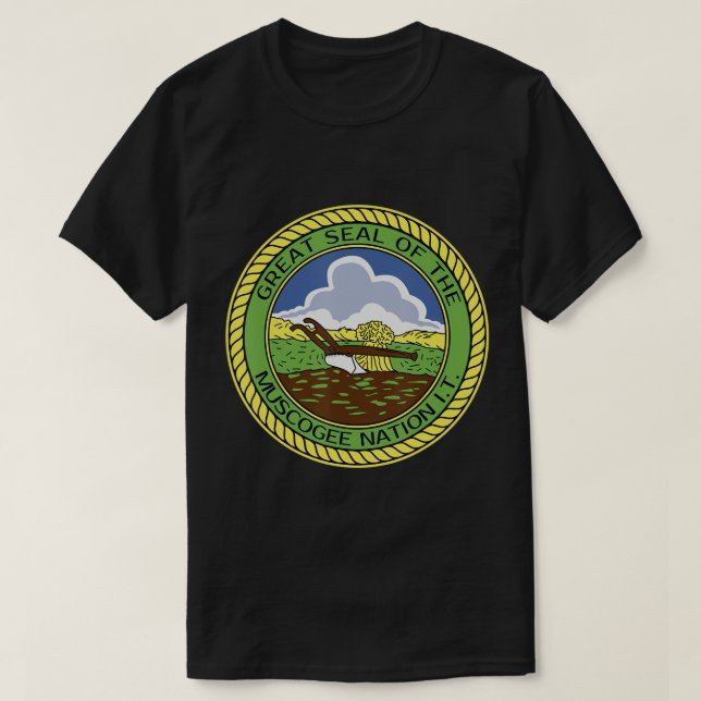 Muscogee Creek Nation Muskogee Mvskoke T - Shirt (Design vorne)