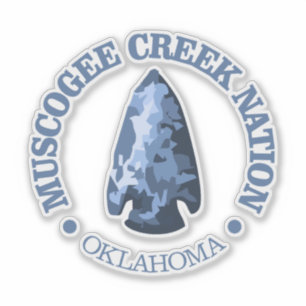 Muscogee Creek Nation (Pfeilspitzen) Aufkleber