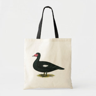 Muscovy Black Drake Tragetasche