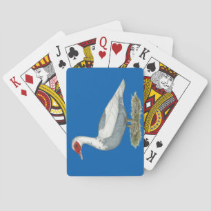 Muscovy Blue Pied Duck Spielkarten