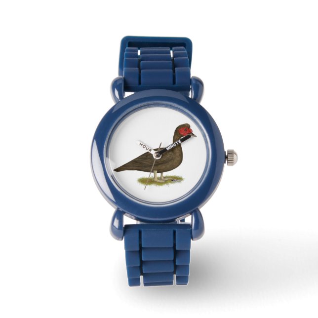 Muscovy Drake Chocolate Armbanduhr (Vorderseite)