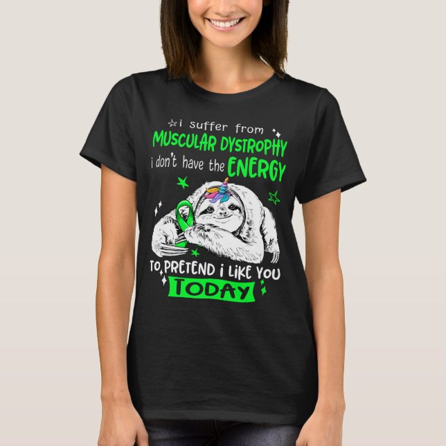 Muscular Dystrophy Awareness Month Ribbon Gifts T-Shirt (Vorderseite)