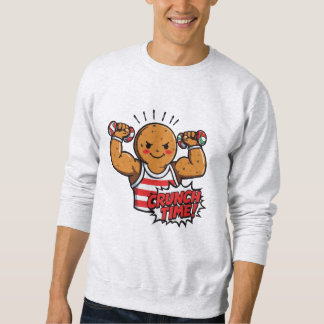 Muscular Gingerbread Cookie Lifting Candy Canes –  Sweatshirt