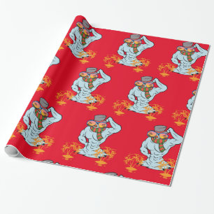 Musculus Snowman Tropical Vacation Thunder_Cove Geschenkpapier