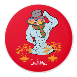 Musculus Snowman Tropical Vacation Thunder_Cove Keramikknauf