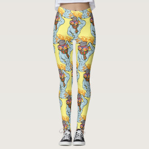 Musculus Snowman Tropical Vacation Thunder_Cove Leggings