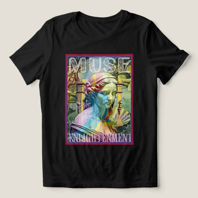 MUSE der Erleuchtung Tri-Blend Shirt (Design Vorderseite)